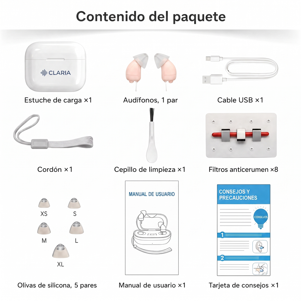 AUDÍFONOS CLARIA™